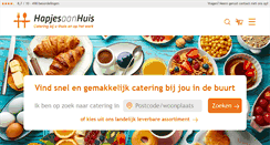 Desktop Screenshot of hapjesaanhuis.nl