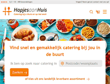 Tablet Screenshot of hapjesaanhuis.nl